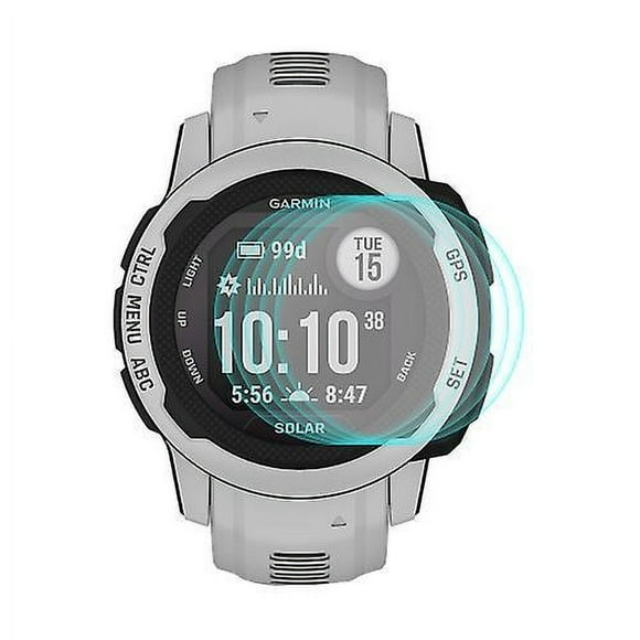 5 PCS 0.2mm 9H Tempered Glass Screen Protector Watch Film For Garmin Instinct 2