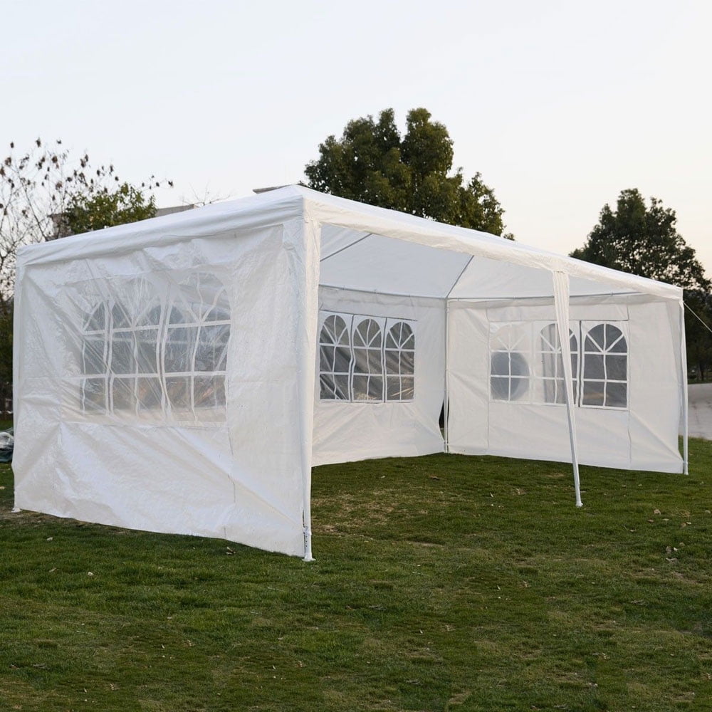 10x20 Ft Outdoor Party Tent, Waterproof Camping Canopy Tent Gazebo for Garden Yard Lawns
