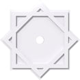 thumbnail image 2 of 18"OD x 1"ID x 10"C x 1"P Axel Architectural Grade PVC Contemporary Ceiling Medallion, 2 of 7