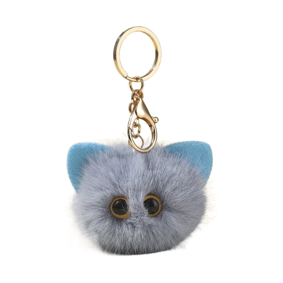 Necvior Cute Doll Keychain Bag Charm Soft and Portable Keyrings Toy for Kids