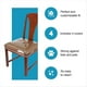 thumbnail image 4 of Fundas de Plástico para Sillas, Fundas de Plástico para Sillas de Comedor, Protector de Silla de Vinilo, Impermeable para Cojines, Diseño de Gatos (Paquete de 4), 4 of 5