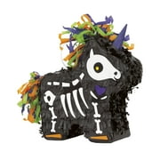 Way to Celebrate! 7.5" Mini Skeleton Unicorn Pinata Favor Decoration