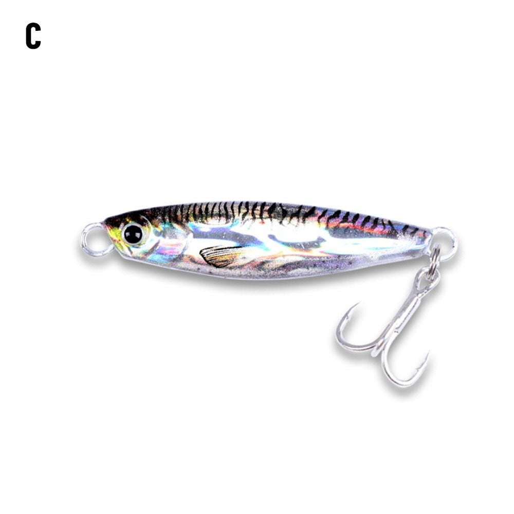 3d printed 40g 60g Spinning Baits Spanish mackerel Lead Casting Metal  Fishing Lure no hook Jig