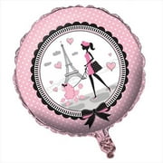 Creative Converting Party in Paris - Metallic Balloon - Case of 10