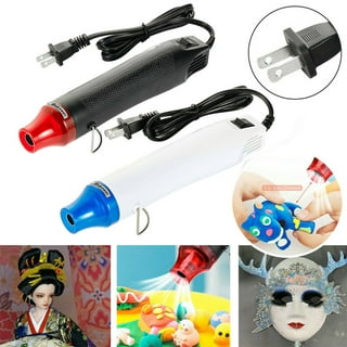 Heat Gun for Crafts Bubble Remover 6.6ft Cable Dual-Temperature 300W Heat Air Gun for Drying Paint Clay Embossing Heat Gun