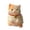 D, variant on SHULIN Cute Squishy Dolls Fluffy Cat Stress Relief Doll - Super Soft Squeeze Fidget Cat Figurine, Anxiety Relief Desk Ornament, Decompression Sensory Item