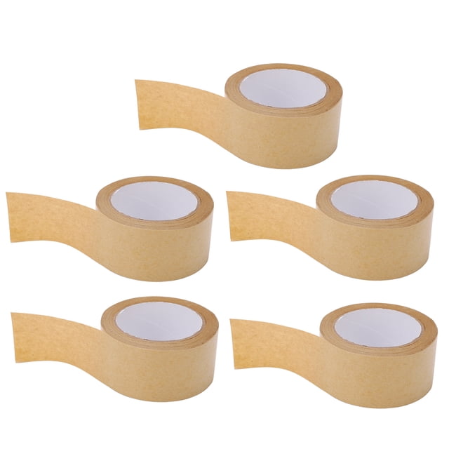 Kraft Paper Tape, Self Adhesive 98.4ft Gummed Packing Tape High Stickiness For Express Delivery