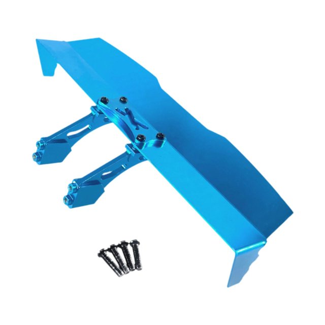 Accesorios para coche RC Alerón trasero Práctico Universal Multiusos Portátil Azul