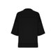 thumbnail image 4 of Blusa holgada informal de verano para mujer, con mangas 3/4 y cuello redondo, para uso diario (Negro, XL), 4 of 5