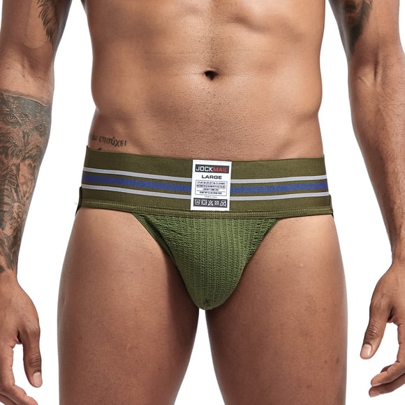 TIHLMK Men's Patchwork Underwear Men's Underwear Shorts Bulging Bag Soft Underwear