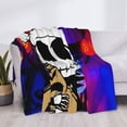 thumbnail image 3 of Goofa The Nightmare Before Christmas Pattern Fleece Throw Blanket for Couch, Soft Checkered Flannel Blanket for Sofa, Warm Cozy Decorative Blanket Fall Decor Gift-40"x30", 3 of 6