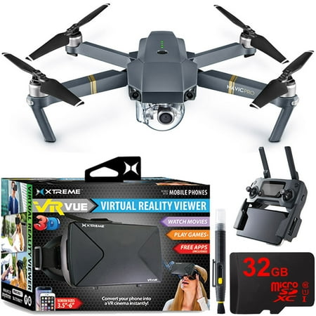 DJI Mavic Pro Quadcopter Drone with 4K Camera and Wi-Fi + Virtual Reality Experience Bundle