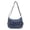 Dark Blue, variant on Y2K Washed Denim Shoulder Purse, Women Multi‑Pocket Textured Cross‑body Bag Adjustable Strap Casual Fabric Shoulder Bag
