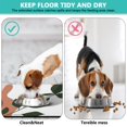 thumbnail image 4 of Boho Retro Floral Pet Feeding Mat-Absorbent Pet Placemat for Food and Water Bowl, with Waterproof Rubber Backing, Quick Dry Water Dispenser Mat for Dog and Cat (16"x24"), 4 of 7