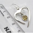 thumbnail image 3 of SilverStarJewel 925 Silver Citrine Earrings 1.5" Women Fashion Jewelry, 3 of 3