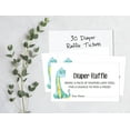 thumbnail image 3 of Inkdotpot 30Baby ShowerDiaper Raffle Ticket Lottery Insert Cards Supplies Games For Baby Shower Party Dinosaur Jungle Animals Bring A Pack Of Diapers To Win Favors Gifts And Prizes, 3 of 5