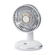 thumbnail image 2 of Ventilador de escritorio recargable con base redonda: ventilador de refrigeración portátil para el hogar, la oficina y uso en exteriores, alimentado por USB, funcionamiento estable y silencioso par, 2 of 6
