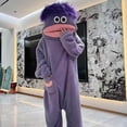 thumbnail image 3 of Halloween Big Mouth Monster Onesie Silly Monster Onesie | Funny Onesies For Adults Plush Onesie Pajamas Cozy Home Loungewear Couples Matching Pajamas (No Shoes Included), 3 of 9