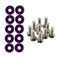 thumbnail image 4 of Almencla 20 Pcs Vis de Voiture Modifiées Joint Boulons de Garniture en Acier Inoxydable Aluminium Vis Violet, 4 of 6
