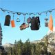 thumbnail image 4 of Campsite Storage Strap Tent Camping Tree Hanging Organizer with 19 Carabiner Hooks, Camping Set Travel & Outdoor Camping Gear, 4 of 5