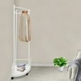 thumbnail image 3 of Corner Hanger，Corner Clothes Rack, Coat Storage Rack, Floor Standing Clothes Rack, 3 of 13