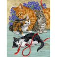 thumbnail image 1 of Cats Flag Canvas House Size, 1 of 1