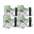 thumbnail image 1 of Sillas de Camping Plegables de Lona para Campamento y Playa Sillas para Exterior con Estructura de Acero y Funda Transportadora Set 4 Sillas Verde, 1 of 6