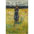 thumbnail image 2 of Carl Trägårdh 17x24 Gold Ornate Framed and Double Matted Museum Art Print Titled - Girl, 2 of 4
