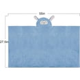 thumbnail image 2 of Baby Bath Towel Hooded Ultra Soft Hooded Towel Highly Absorbent Bathrobe Blanket Toddlers-Extra Large 28" x 55" Blue, 2 of 4