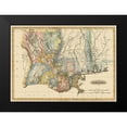 thumbnail image 2 of Lucas 14x11 Black Modern Framed Museum Art Print Titled - Louisiana - Lucas 1823, 2 of 5