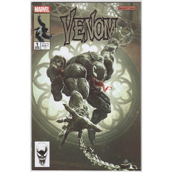 Venom #1 Bjorn Barends Trade Variant NM -First Appearance Meridius Frankie Comics Exclusive Variant — Marvelocity Comics