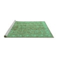 thumbnail image 2 of Ahgly Company Machine Washable Indoor Rectangle Persian Turquoise Blue Traditional Area Rugs, 2' x 4', 2 of 4