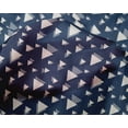 thumbnail image 5 of oneOone Silk Tabby Fabric Triangle Geometric Printed Fabric 1 Yard 42 Inch Wide, 5 of 5