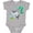 AC-Heather Grey, variant on Inktastic Second Birthday Shark with Cake Boys or Girls Baby Bodysuit