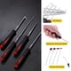 thumbnail image 5 of Oil Imprint Screwdriver 4-piece Set Pull Hook Screwdriver Puller Pick Tire Stone Cleaning Auto Repair Tool Multi Angle Necessary, 5 of 6