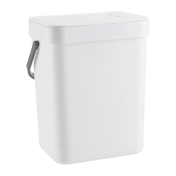 Contenedor de Compost de Cocina, Contenedor Pequeño de Encimera de Hogar de Material 3L PP con Tapa, Utensilio de Botes de Basura de Compostador de Basura para el Hogar (#3)