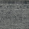 thumbnail image 2 of 7'x10' Grey Black Hand Tufted Space Dyed Geometric Indoor Area Rug, 2 of 5