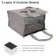 thumbnail image 4 of Bolsa de aislamiento térmico portátil resistente al agua fácil de limpiar fácil de abrir bolsa de almuerzo aislada con bolsillos para cubiertos para viajes ANGGREK Otros, 4 of 8