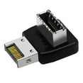 thumbnail image 4 of Methold Adaptador USB3.1 Tipo-E Convertidor de a de 90 grados Tipo de escritorio 1 Typ 1 5Conjunto, 4 of 6