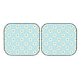 thumbnail image 7 of Xecao Daisies Flowers for Foldable Car Sun Shades (2-Pack) offer sun protection with an easy-fold design for convenient windshield shading., 7 of 7