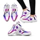 thumbnail image 1 of Zapatillas de deporte de malla con cordones de estilo moderno para mujer, zapatos planos con estampado de hojas de marihuana a la moda, calzado ligero para mujer, 1 of 6