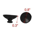 thumbnail image 2 of Uxcell Wall Rubber Round Shaped Attachable Suction Cup Black 20mm Dia 6PCS, 2 of 5