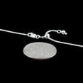 thumbnail image 4 of Sterling Silver Adjustable Magic Round Snake Chain 1mm Solid 925 Italy Necklace 22" Jewelry Female, 4 of 5