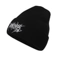 thumbnail image 3 of Gothic Beanies Hat for Women Men Y2k Grunge Harajuku Punk Winter Warm Knitted Skull Cap Streetwear, 3 of 4