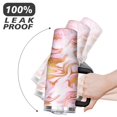 thumbnail image 6 of Pink & Gold Marble 40oz Stainless Steel Vacuum Insulated Tumbler with Lid and Straw for Water Iced Tea Coffee Smoothie and More, 6 of 7