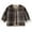 Brown, variant on zbxnLI Toddler Baby Plaid Jacket Long Sleeve Button Closure Padded Lined Warm Outerwear for Kids