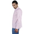 thumbnail image 4 of Atasi Indian Mens Henley Shirt Long Sleeve Casual Mandarin Collar Short Kurta, 4 of 7