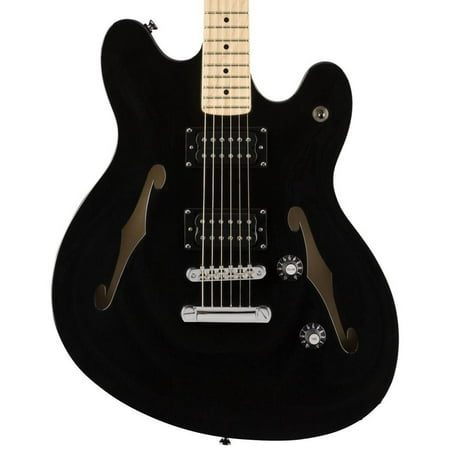 Squier Affinity Series Starcaster Hollow Body Electric Guitar (Black)