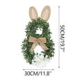thumbnail image 3 of Garlands For Decoration Easter Bunny Wreath For Front Door - Decorative Easter Rabbits Door Hanging Easter Decorations, 3 of 7