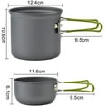 thumbnail image 2 of 1 Uds., Picnic, camping, senderismo, mochila, olla, tazón de cocina al aire libre, 2 of 5